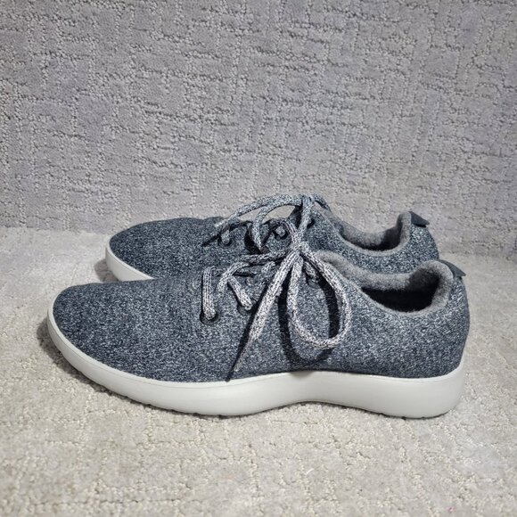 Allbirds Mens Size US 8 Natural Gray Merino Wool Runners Lace Up Sneaker NEW - Picture 1 of 9
